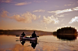 Canoe en Suède