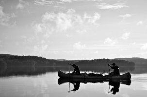Canoe en Suède