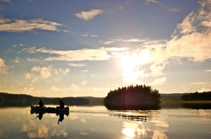 Canoe en Suède