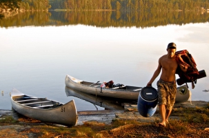 Canoe en Suède