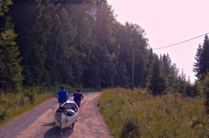 Canoe en Suède