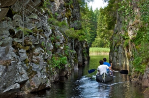 Canoe en Suède